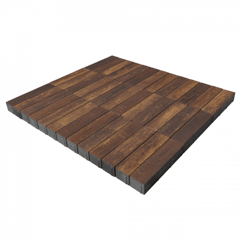 Плитка тротуарная BRAER �&nbsp;игель 2.0, Color Mix 